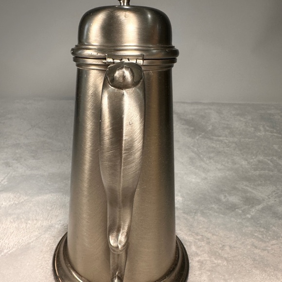 Colonial Pewter Broadman Lighthouse Coffee Tea Pot LongSpout Sugar & Creamer 130 - Picture 7 of 16